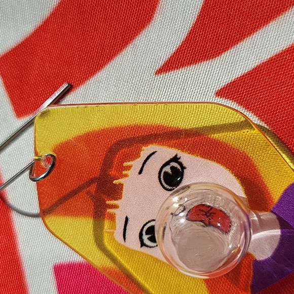 Brand new 3D bubble blowing girl earrings 🫧 - Picture 8 of 8